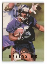1998 Collector's Edge First Place Pat Johnson #61 Rookie Baltimore Ravens