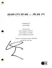 Willem Dafoe Signed Spider-Man Full Script Authentic Autograph Beckett