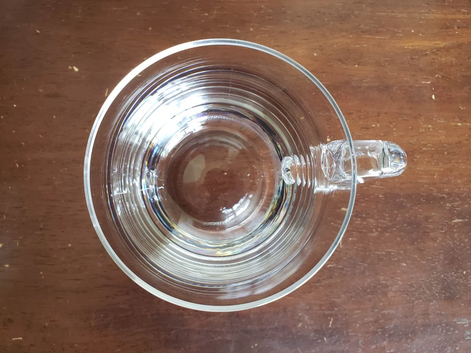 Taza Dartington Falstaff Tankard Pint Hecha a Mano Cristal de Plomo - Hecha en Reino Unido Foto 3 de 4