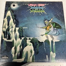 Uriah Heep Demons And Wizards 1972 VG+ Prog Rock LP Mercury
