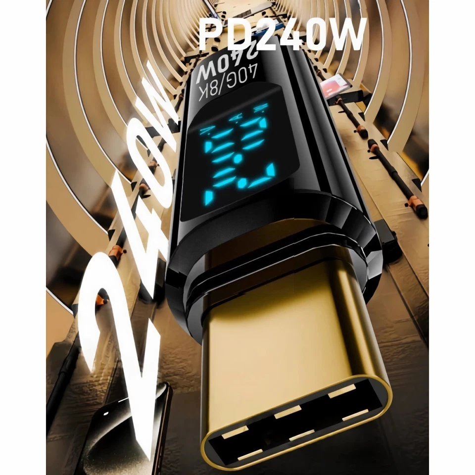 B43 Ultimate USB-C Adapter 240W Fast Charging, 40Gbps, 8K Video Mobile Laptop PC - Image 4 of 4