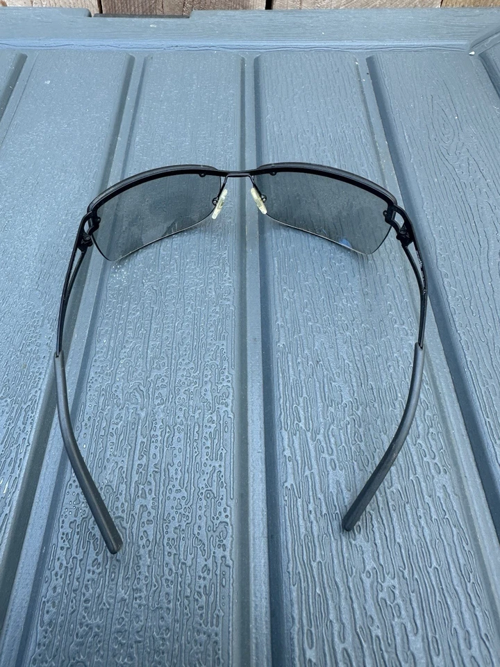 Gafas de sol Arnette Fullback 3008 501/87 negras sin montura lentes grises HECHAS EN ITALIA Foto 2 de 4