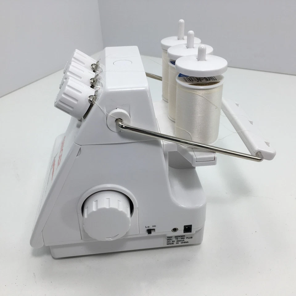 Singer Tiny Serger TS-380 Plus Overedging Machine with Box Power Cord Pedal - Image 3 of 4