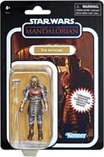 Star Wars The Vintage Collection Mandalorian's The Armorer 3.75  Carbonized
