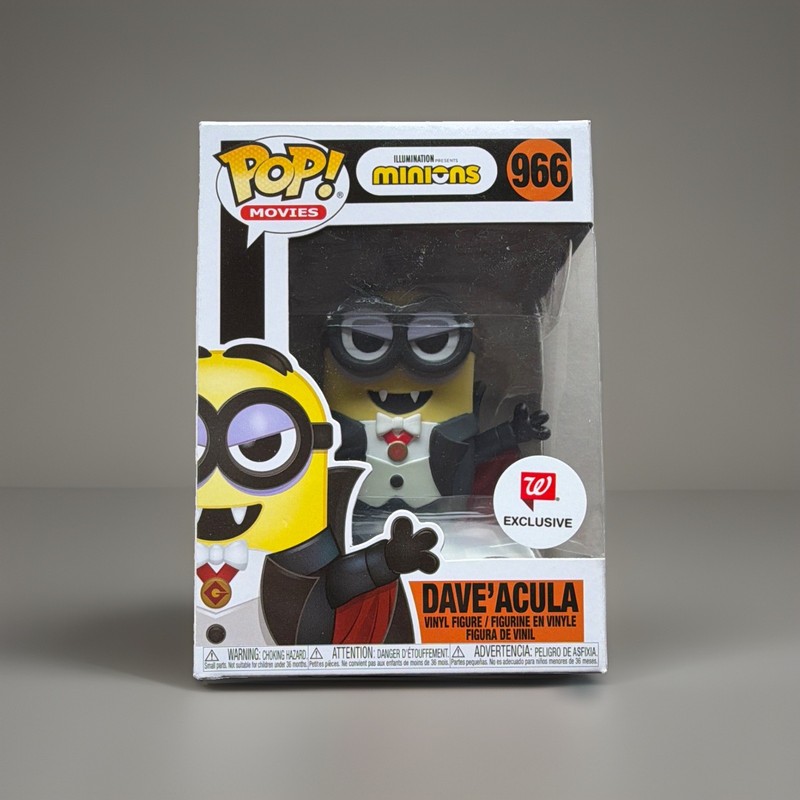 Funko Pop! Movies Minions Dave Acula 966 Pop! Vinyl Figure Walgreens Excl