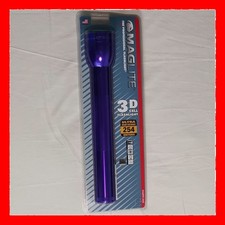 Vintage Purple Maglite 3D cell flashlight new/sealed