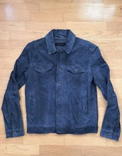 JOHN VARVATOS MENS SUEDE JACKET NEW SMALL DRAKES Aimé Leon Dore Dylan suede