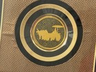 Vintage Beijing Chinese Style Framed Wall Art Plaque Gold Horse Carriage 19.25” — photo 7