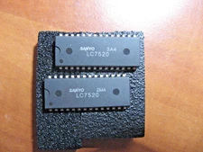 2pcs IC LC7520  SANYO  Original GRAPHIC EQUALIZER VOLUME CONTROLLER DIP28