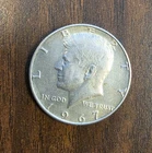 New Listing1967 Kennedy Half Dollar, 40% Silver, Circulated Coin