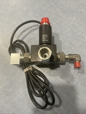 Unbranded 100 %ED Solenoid Valve 230V AC 25W On Hydraulic Manifold