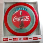 COCA COLA :  11 INCH WALL CLOCK AND SHADOW-BOX – VINTAGE – 1995