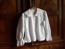 Ancien chemisier col Claudine,vêtement ancien,trousseau 1920