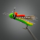 4 pc Topwater Hopper Set - Size 10 Fly Fishing Flies for Trout, Panfish, Bass B3 — photo 4