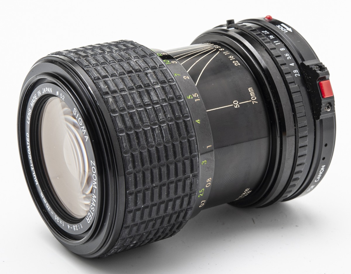 Sigma Zoom-Master Multi Coated 1:2.8-4 2.8-4 35-70 mm 35 Sigma Zoom-Master Multi Coated 1:2.8-4 2.8-4 35-70 mm 35