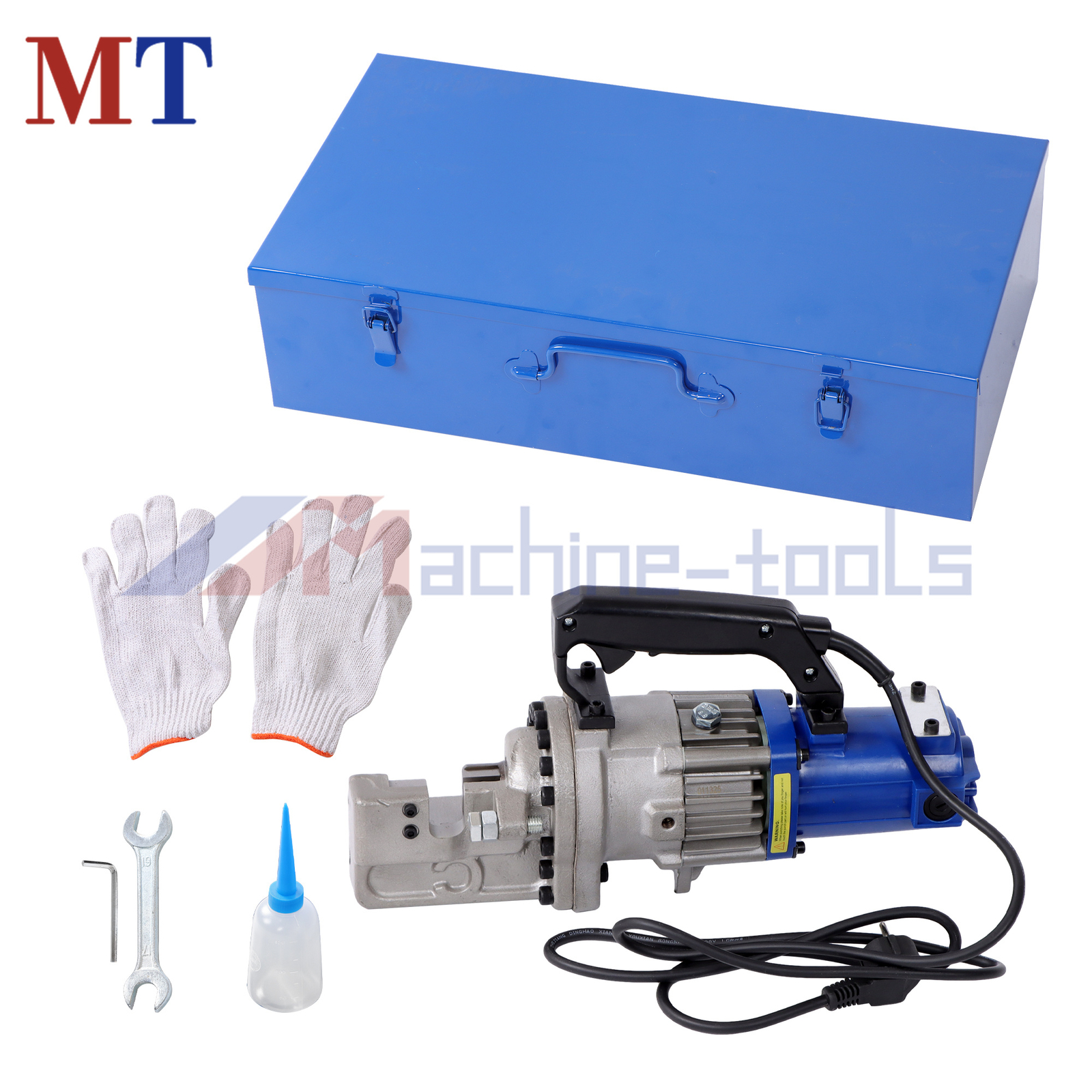 Heavy-Duty Rebar Cutter RC-22 1350W Motor 7/8'' Max Cut Metal Storage Box