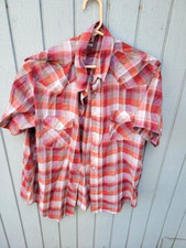 Vintage 80's Cowhand Brand Western Shirt Cowboy Mens L? Usa Made Pearl Snap