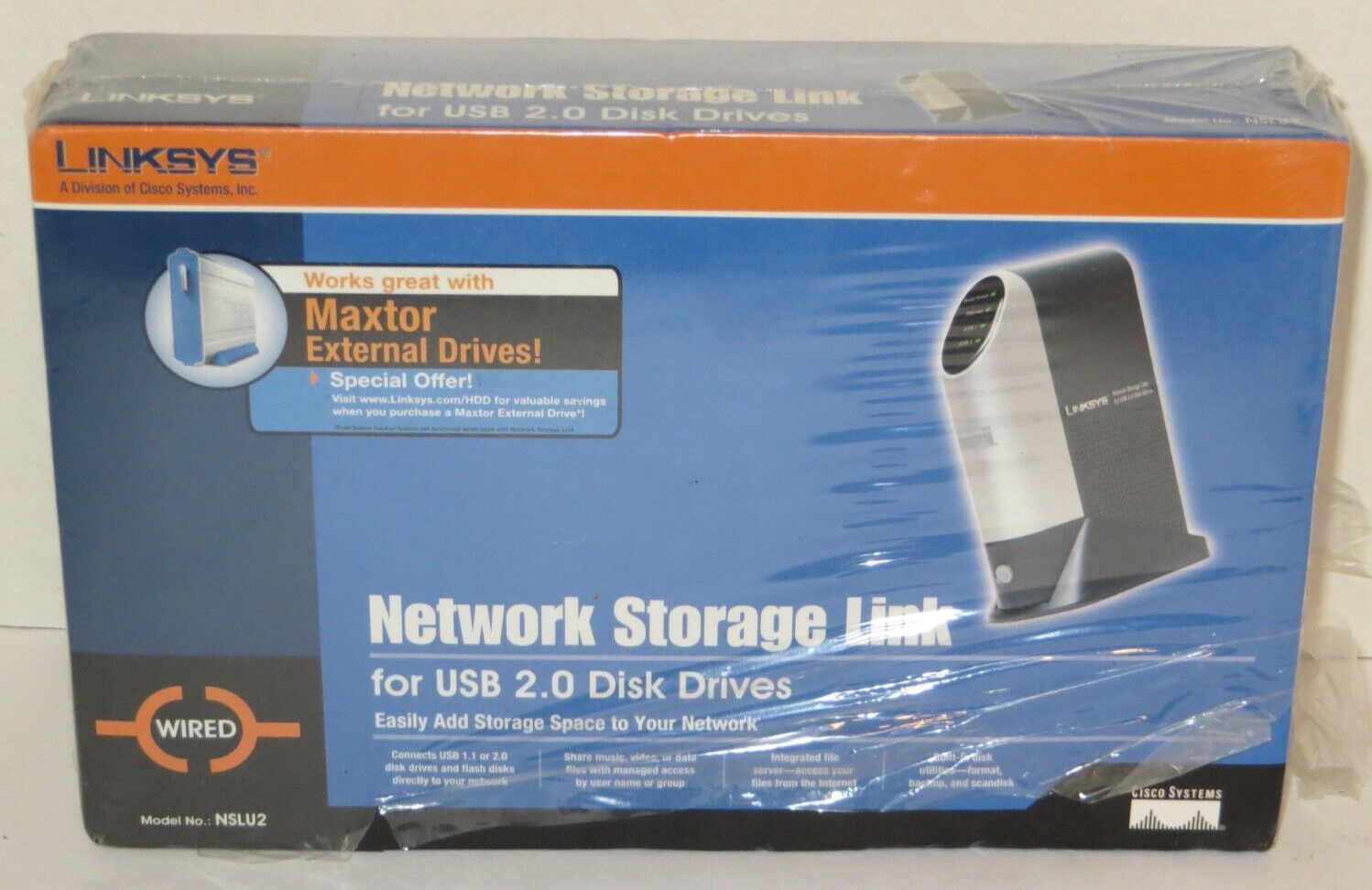 LINKSYS NSLU2 Network Storage Link for USB Disk Drives