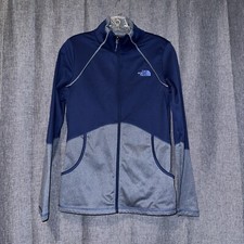 The North Face Women  s S Full Zip Smooth Purple/Blue Heather Jacket Nice EUC 