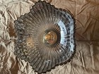 BRAND NEW DECORATIVE BOWL SMOKE GLASS AND ROSE GOOD METAL — photo 7