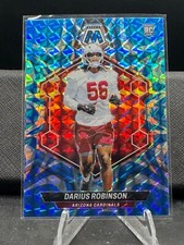 2024 Panini Mosaic - Darius Robinson, #327 (RC) - Blue Reactive - Cardinals