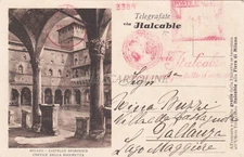 MILAN - Castello Sforzesco - Courtyard della Rocchetta - Italcable