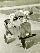 ArtDeco Fotoalbum anonym Tochter Sachsens 20er BlechDreirad Tretauto Kinderfotos