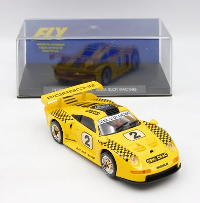 Fly Porsche GT1 Guide Slot Racing Cric Crac Slot Car 1:32 Ref. E31 MIB