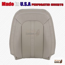 2018 To 2021 Ford Expedition Limited Driver Top Perforated Leather Cover Gray