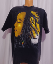VTG 2007 Bob Marley W/ Lion Concert Tour T-Shirt Reggae Music Rasta XL Cotton