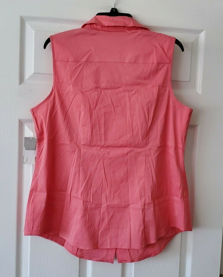 54 NWT Charter Club Womens Tailored Fit Stretch Button Down Shirt Top