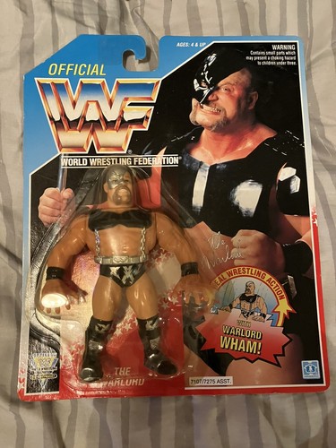 WWF Hasbro The Warlord Signed/Autographed/JSA Cert...