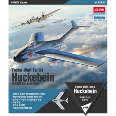 Academy 1/48 Focke-Wulf Ta183 Huckebein German Aircraft Plastic model kit #12327