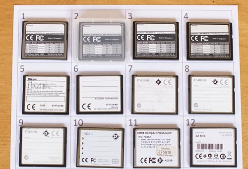 1x CF Card Compact Flash Memory 2MB, 8MB, 16MB 32 Sandisk Canon Nikon #2 - Photo 5 sur 6