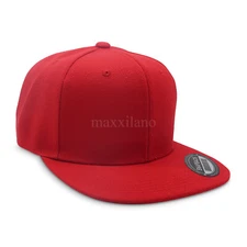 Snapback Hat Flat Baseball Cap Trucker Solid Plain Blank Men Hip Hop Army CS