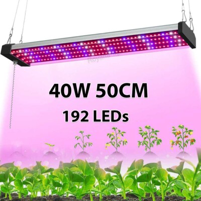 LED Grow Light Lamp Pflanzenlampe Vollspektrum Pflanzenlicht Pflanzenleuct 40W