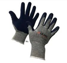 12 Pair Diesel Safety Gloves Latex or Nitrile Coated Grip Cut Resistant Gloves