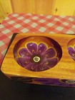Studio Woodcraft Serving Trey With Spoon Floral Design Lacquer Painted. — photo 8