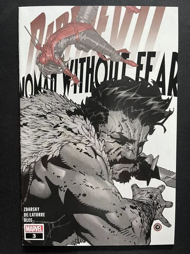 Daredevil woman without fear #3 NM 2022 1st New Punisher Logo Marvel Comics C...