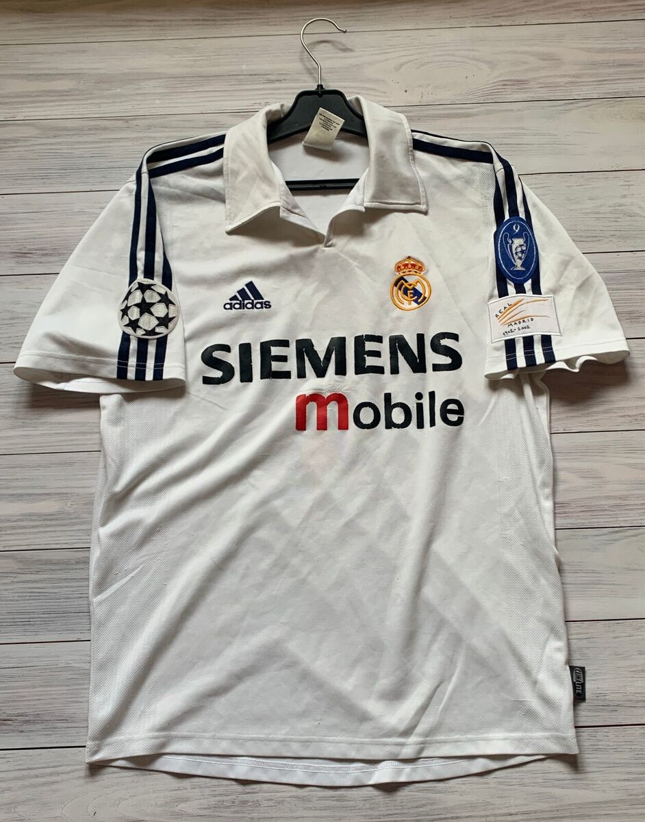 Real Madrid 2002 - 2003 Home football shirt jersey Centenary Real Madrid 2002 - 2003 Home football shirt jersey Centenary