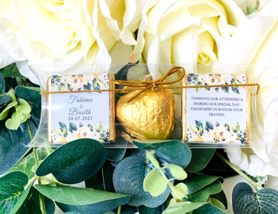 Chocolate Wedding Favors 50 Personalised Chocolate Wedding Favours - Foto 2