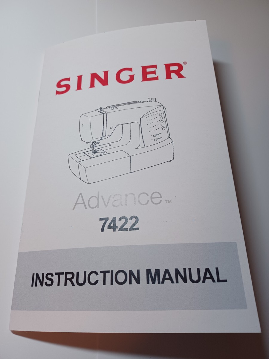 Singer 7422 Sewing Machine Owners Manual reproduction Advance | eBay