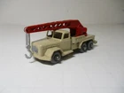 RESTORED-MODIFIED LESNEY MATCHBOX #30B-V-1 MAGIRUS-DEUTZ 6 WHEEL CRANE RARE TAN