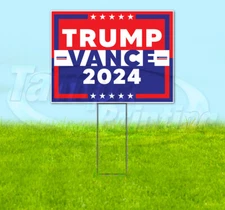 TAKE AMERICA BACK TRUMP VANCE 2024 18x24 Yard Sign Snipe Election YS00126