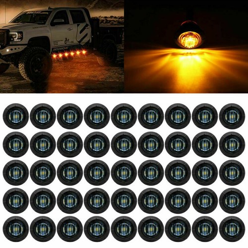 Amber LED Rock Light 50 Pods Lights For JEEP Off Road Truck Car ATV Under Body eBay