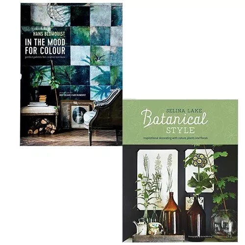 In the Mood for Colour & Botanical Style 2 Books Collection Set New - Image 2