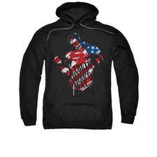 SUPERMAN THE AMERICAN WAY Licensed Pullover Hooded Sweatshirt Hoodie SM-3XL