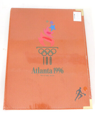 Spalding Atlanta 1996 Olympics Basketball Notebook Notepad Folder