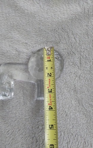 Glass Lion Figure Kosta Boda Art Glass Zoo Series Paperweight Clear - Picture 7 of 9