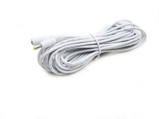 Long 5m Extension Power Lead Charger Cable White for DayClox i8 B Digital Clock